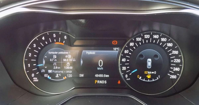 Ford Mondeo cena 104900 przebieg: 48500, rok produkcji 2019 z Szczecin małe 742